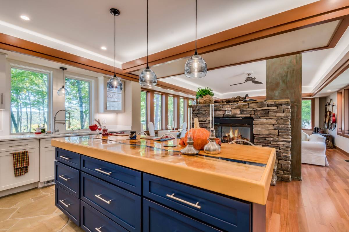 concept of kitchen remodeling trends to try in 2024, image of stylish kitchen